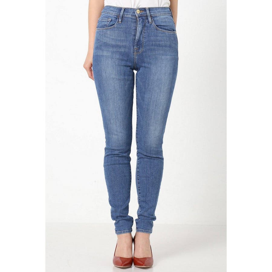 Plage＞ FRAME DENIM ハイライズスキニーデニムパンツ[品番