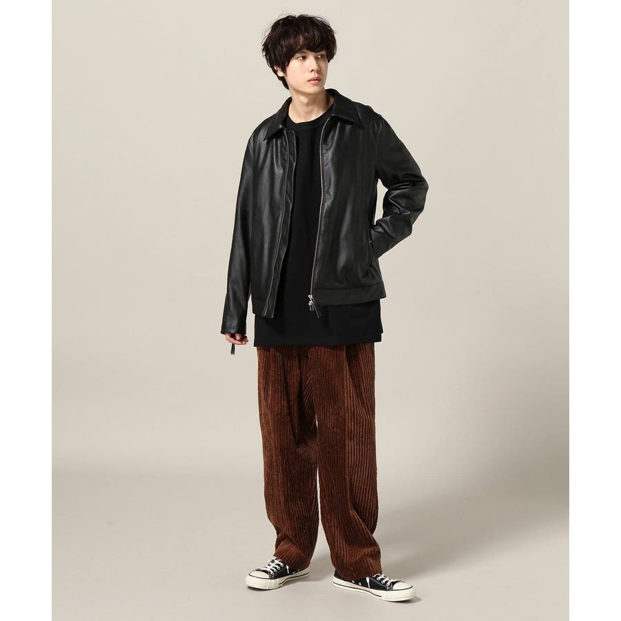 JOINT WORKS ジョイントワークス】フェイクレザードリズラブルゾン