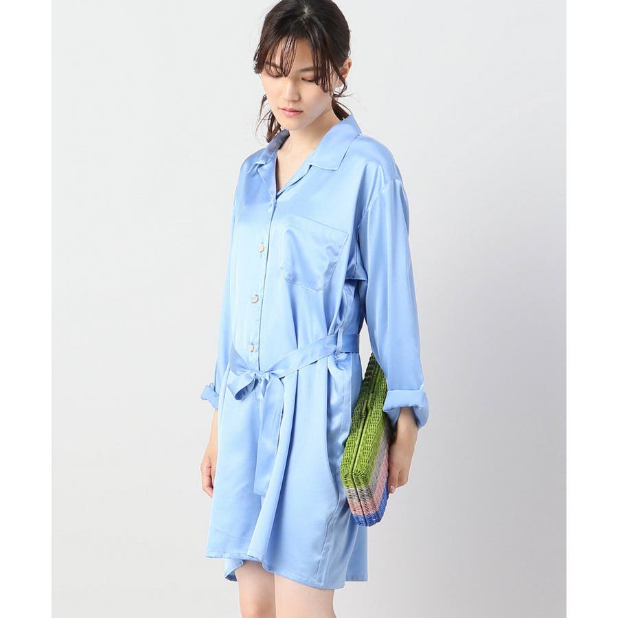 【Baserange/ベースレンジ】シルクサテンロンパース[品番