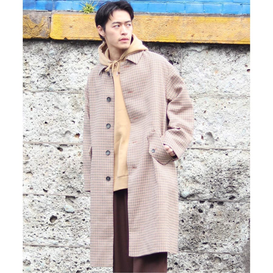 COMME CA ISM｜バックフリース ボンディング フーデッドコート