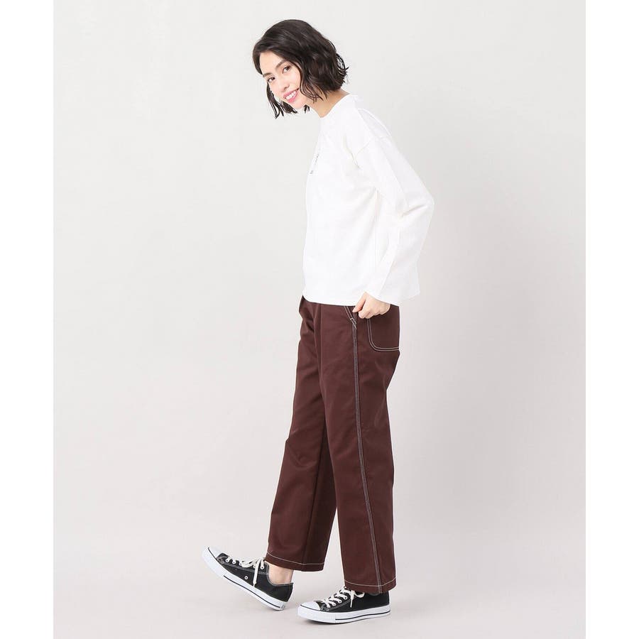 B.C STOCK ベーセーストック】5ポケットステッチワークパンツ[品番