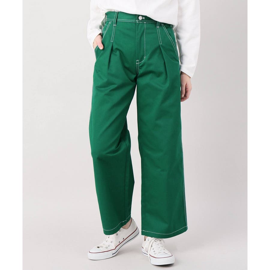 【B.C STOCK ベーセーストック】5ポケットステッチワークパンツ