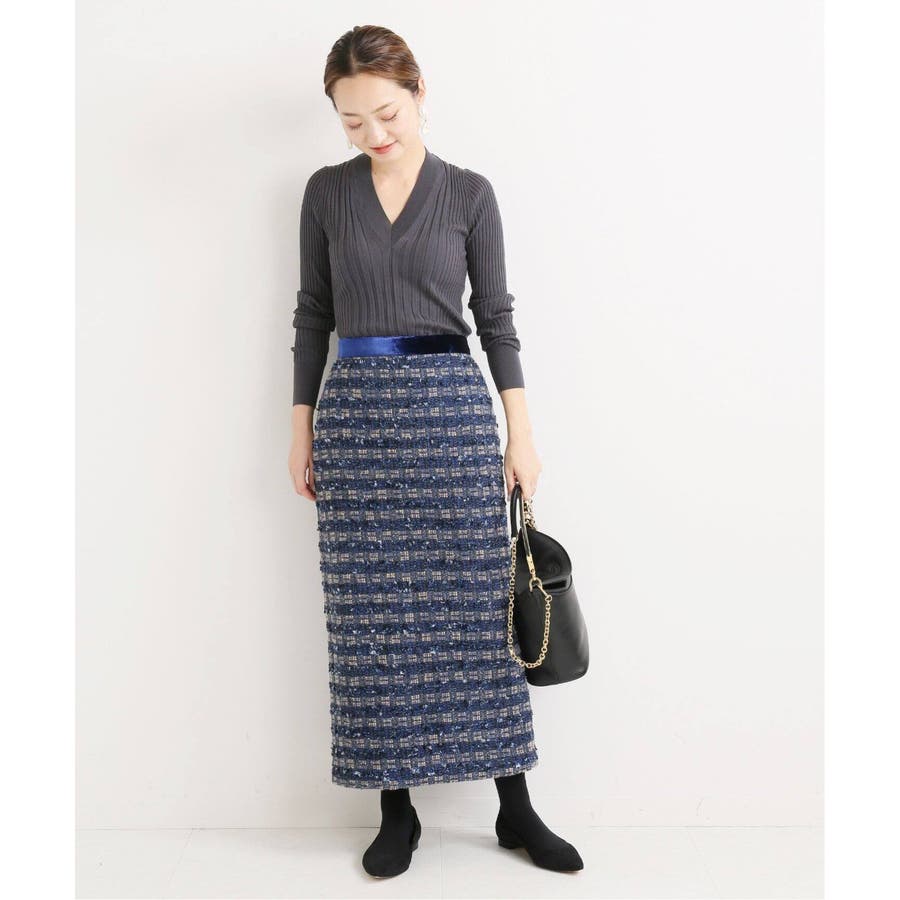 LINTON ツイードスカート [品番：BYCW0000852]｜B.C STOCK