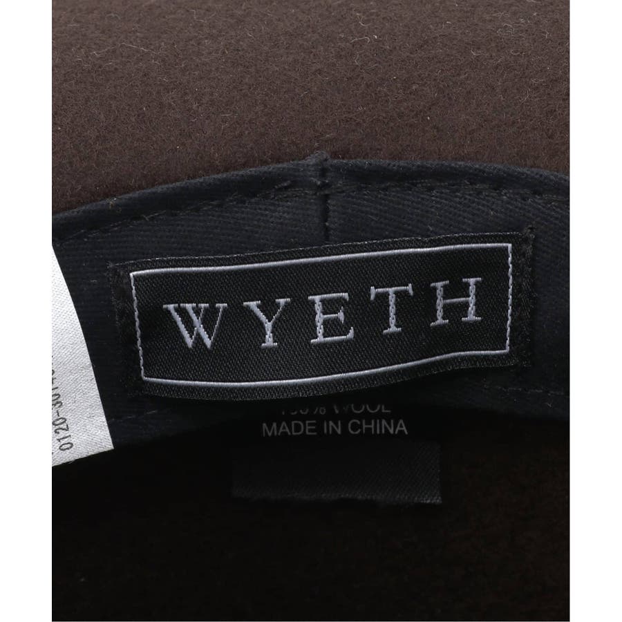 FRAMeWORK> 【WYETH】レザー コード フェルトhat[品番 FRAMeWORK> 【WYETH】レザー コード フェルトhat[品番
