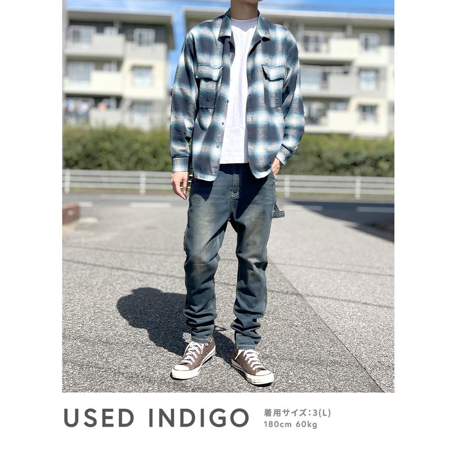 ペインターパンツ デニムパンツ サルエルパンツ[品番：BTJM0000041