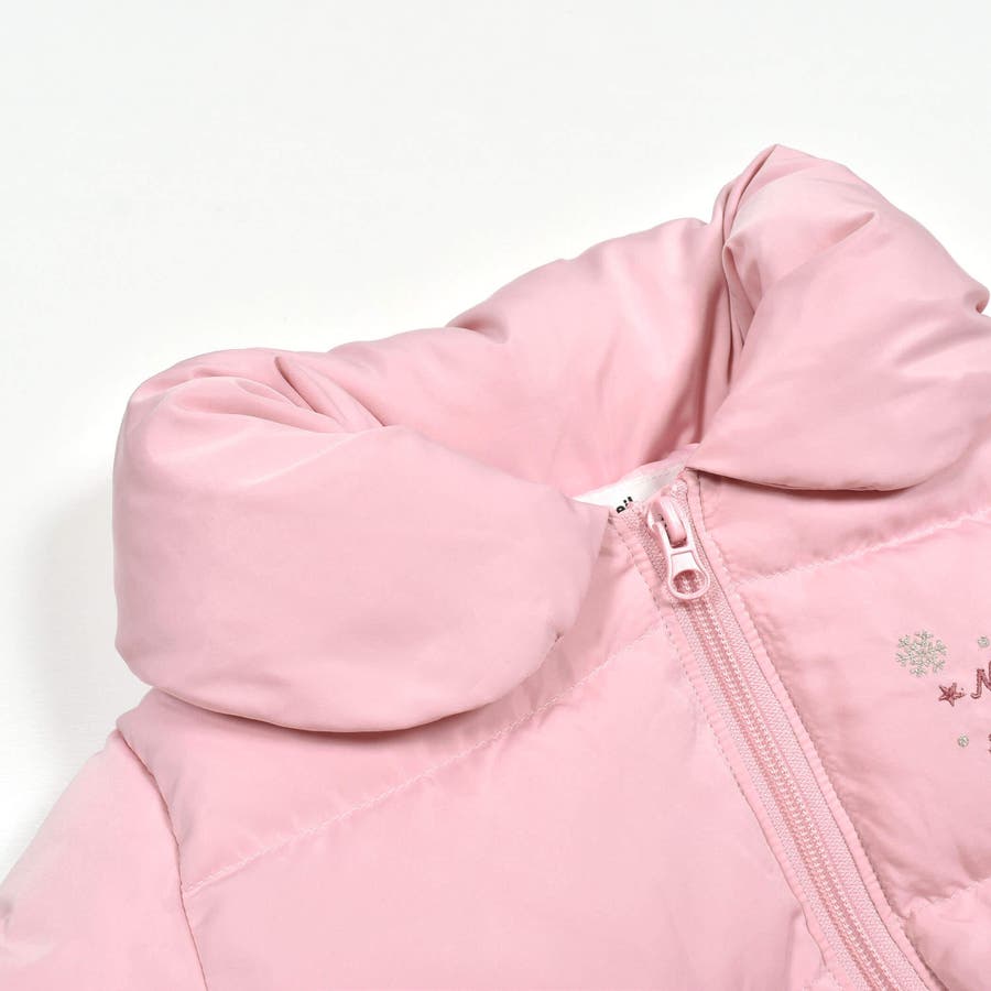 タフタフリルダウンコート(90~130cm)[品番：BEBK0007797]｜Noeil
