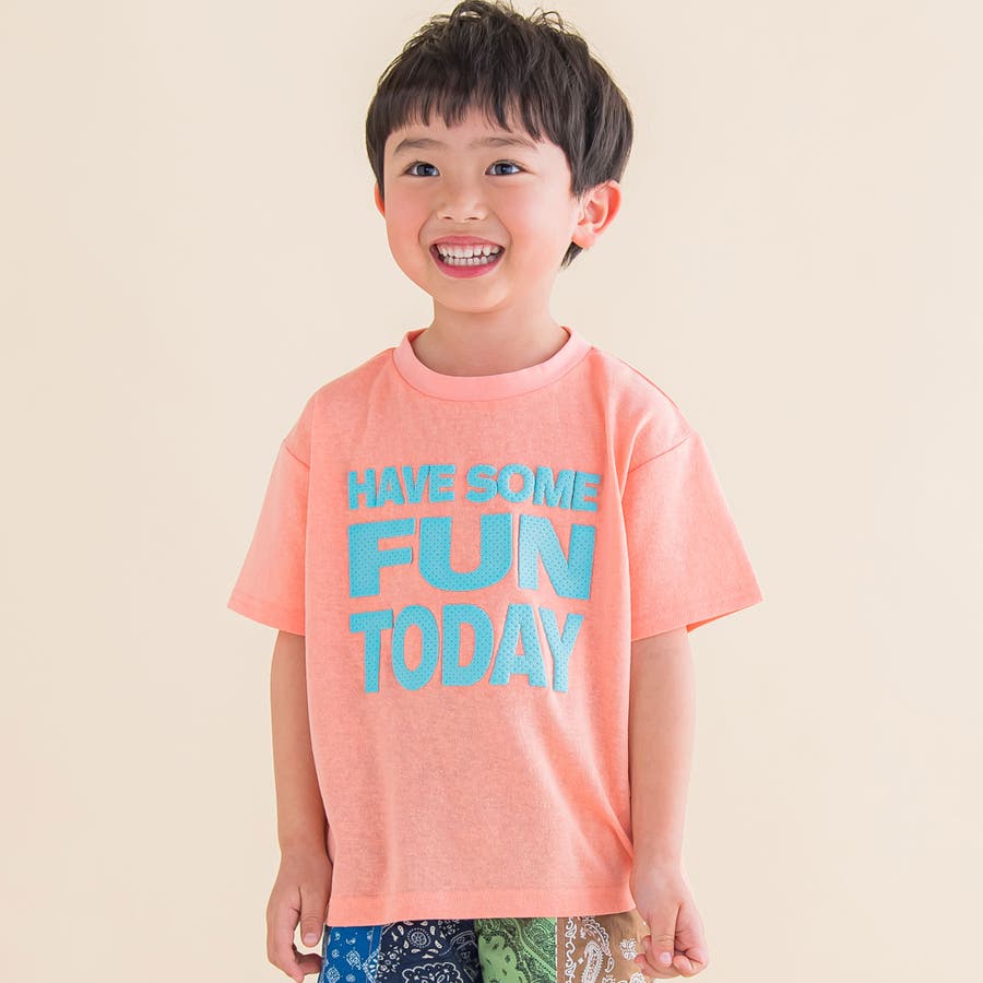 発泡プリントTシャツ (80~130cm)[品番：BEBK0006568]｜Noeil aime BeBe