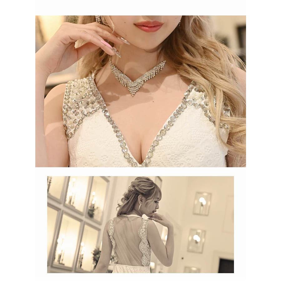 キャバドレス ロング ロングドレス[品番：RV000004902]｜Ryuyu