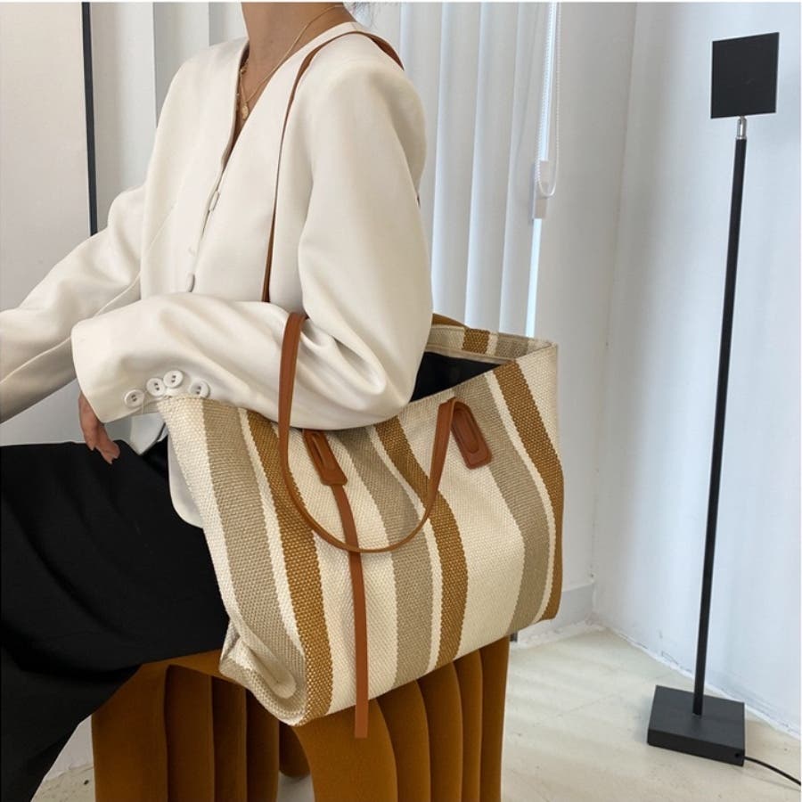 クリームベア-女性用大型ショルダーバッグ,大容量トートバッグ
