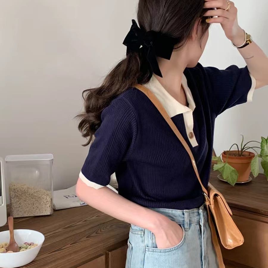 ポロシャツ Vネック 半袖[品番：BSRW0000376]｜Beststore（ベスト