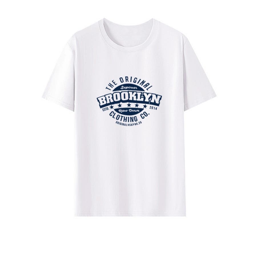 ロゴTシャツ半袖 カラーロゴプリント 英字[品番：BSRW0000813