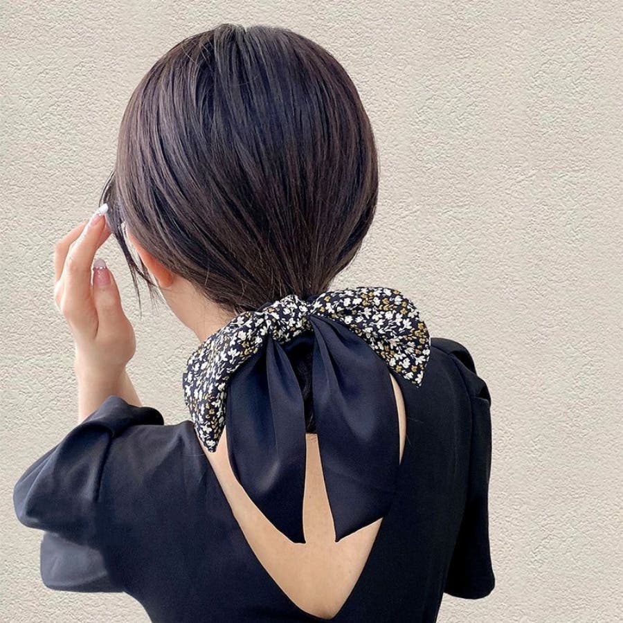 【WEB限定】 スカーフ シュシュ ヘアゴム[品番：BSRW0000789]｜Beststore ヘアゴム