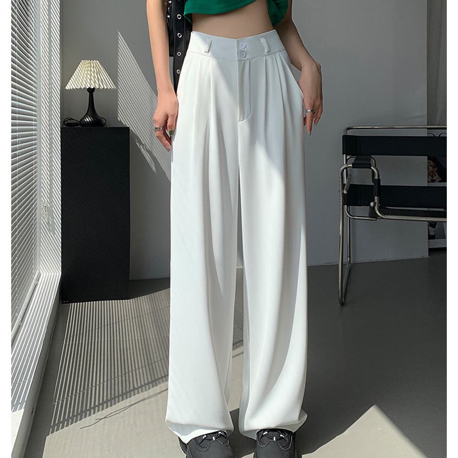 スラックスパンツ ハイウエスト ストレートパンツ [品番：BSRW0000893]｜Beststore（ベストストア）のレディースファッション通販｜SHOPLIST（ショップリスト）
