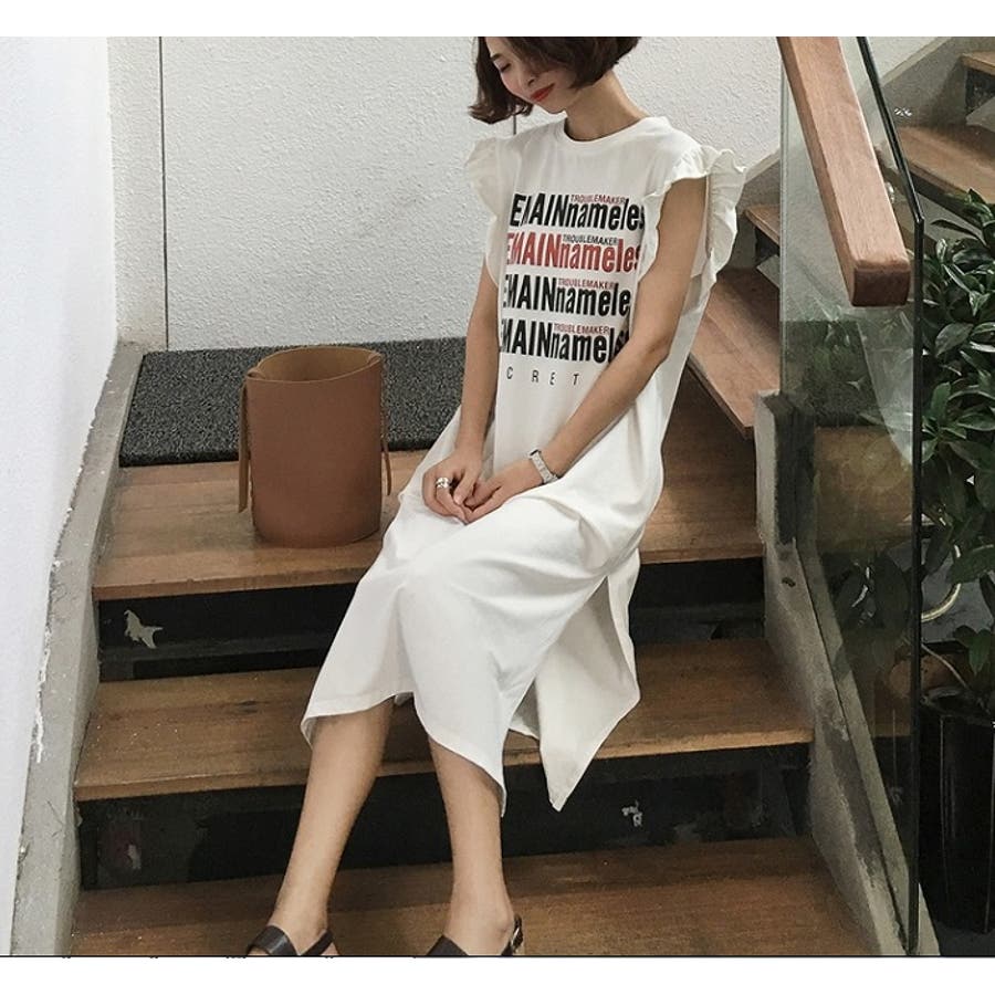 ワンピース Tシャツワンピ ロゴプリント 品番 Uz Bifrost ビフレスト のレディースファッション通販 Shoplist ショップリスト