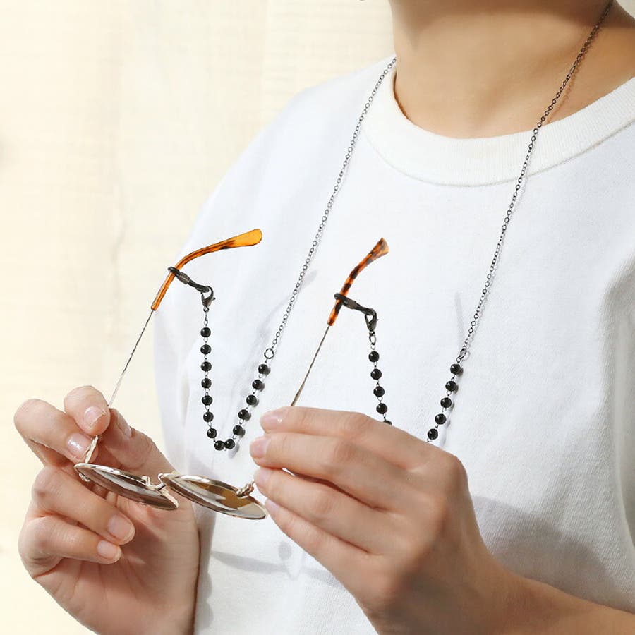 ♪❤️ インドネシアビーズ　パール　マスクチェーン　メガネチェーン　マスク ♪❤️ インドネシアビーズ パール マスクチェーン メガネチェーン