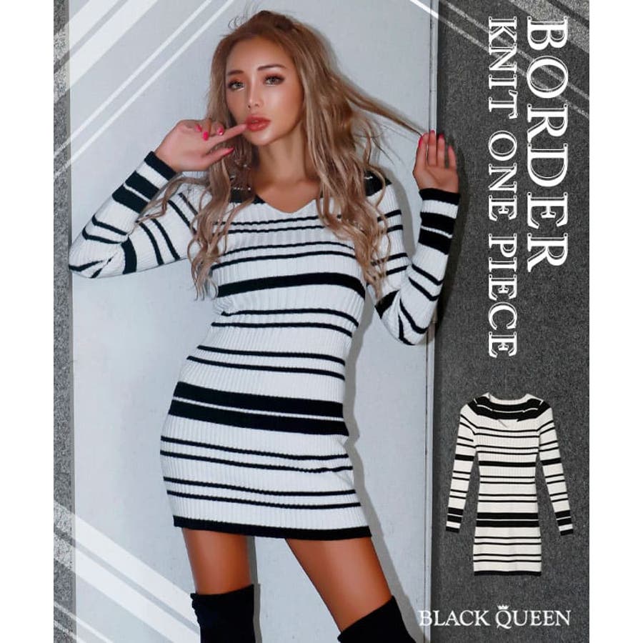 G/FORE レディース ワンピース 白黒 サニークラウズ feat. bonpon ponさんの白黒モードワンピース