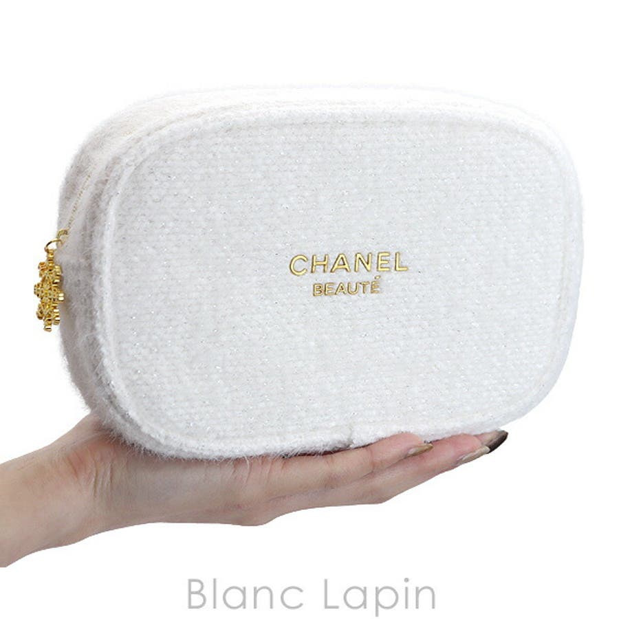 シャネル コスメポーチ スノーフレーク #ホワイト[品番