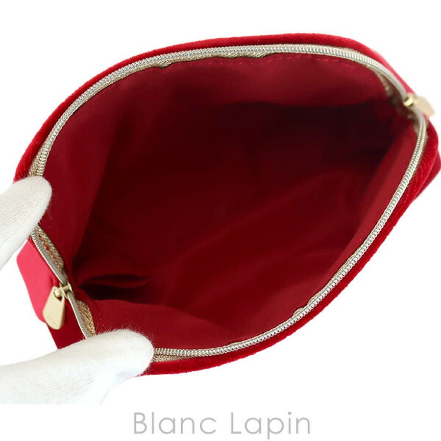 クリスチャンディオール ベロアポーチ #レッド[品番：BLAE0021092