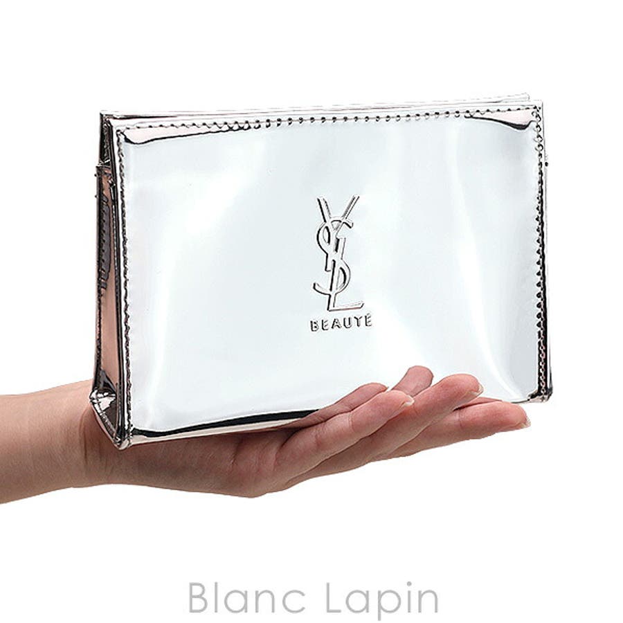 イヴサンローラン コスメポーチ #シルバー[品番：BLAE0025564]｜BLANC 