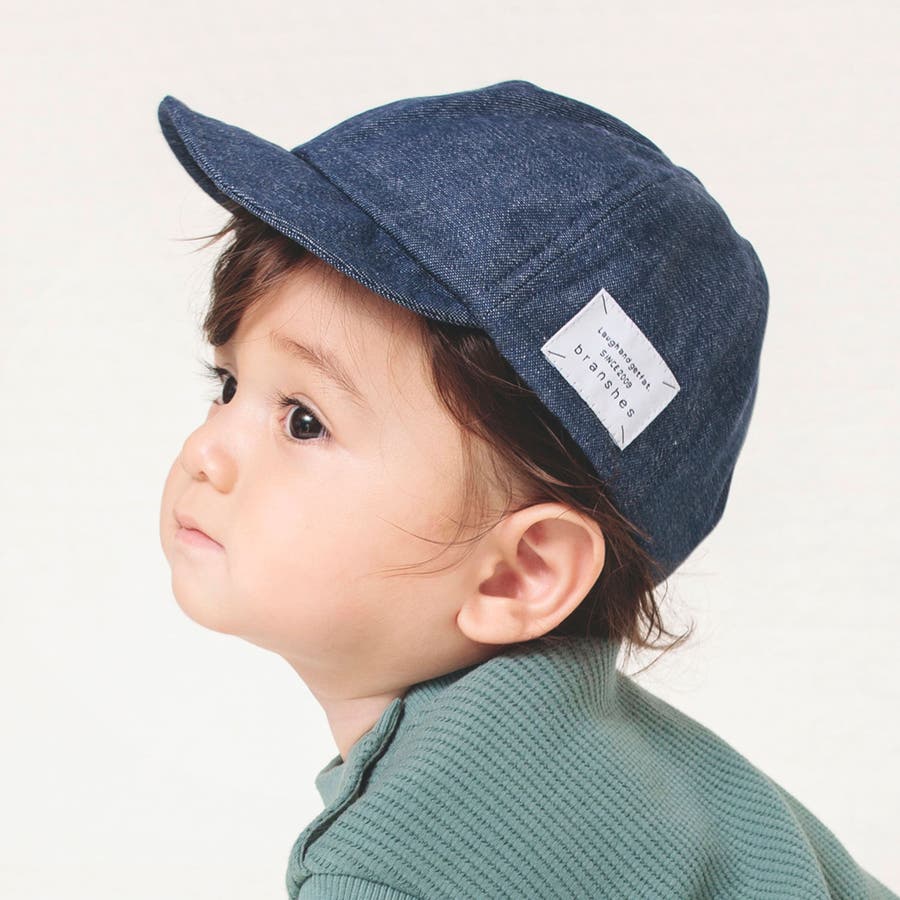 織りネーム付きベビーCAP 子供服 キッズ[品番：BRSK0002854