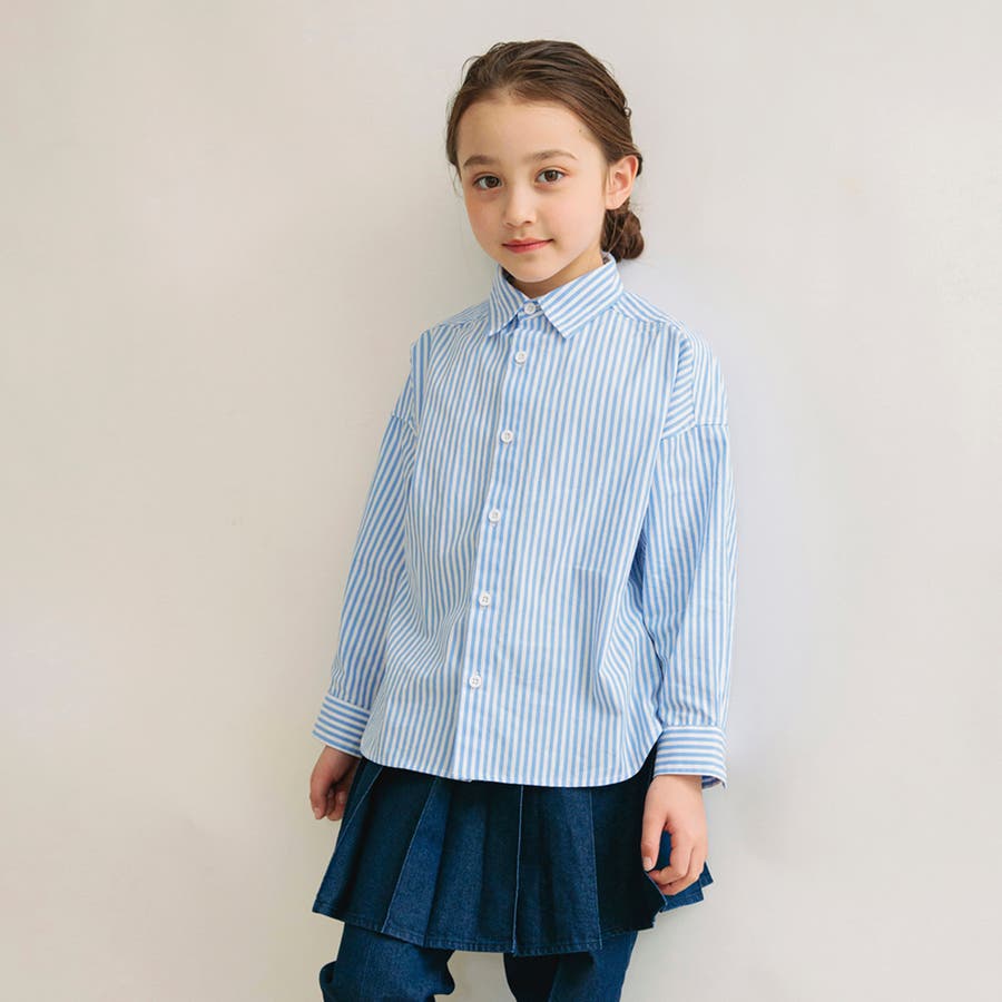 Ou? by EDWIN】ストライプシャツ[品番：BRSK0008108]｜ブランシェスの