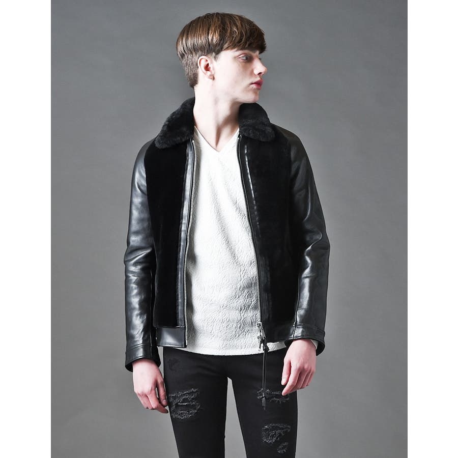 BUFFALOBOBS ブラックレザージャケット BUFFALO BOBS - 00s buffalo bobs leather jacket レザージャケットの