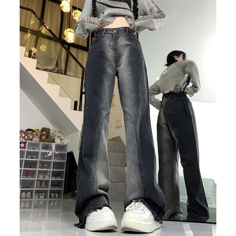 ユニークウォッシングブーツカットデニム/2023 AW COLLECTION 