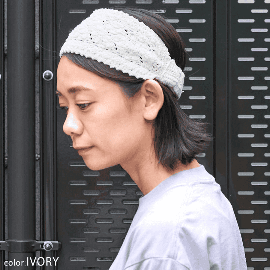 【受注制作】 リボン ヘアゴム クロスターバン ターバン 受注制作】 リボン ヘアゴム クロスターバン ターバン