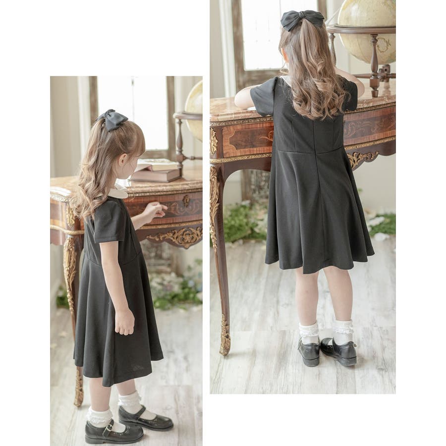 キレイめ白襟ポンチワンピース フォーマル 女の子 きちんとワンピース[品番：CATK0003416]｜Catherine Cottage（ キャサリンコテージ）のキッズファッション通販｜SHOPLIST（ショップリスト）