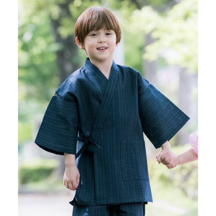 甚平 男の子 バック刺繍がかっこいいキッズ 品番 Catk Catherine Cottage キャサリンコテージ のキッズファッション通販 Shoplist ショップリスト