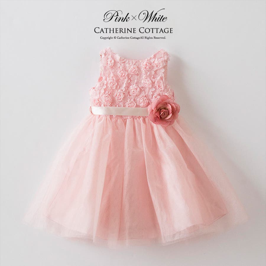 バラいっぱいラメチュールベビードレス 80 90cm 品番 Catk Catherine Cottage キャサリンコテージ のキッズファッション通販 Shoplist ショップリスト
