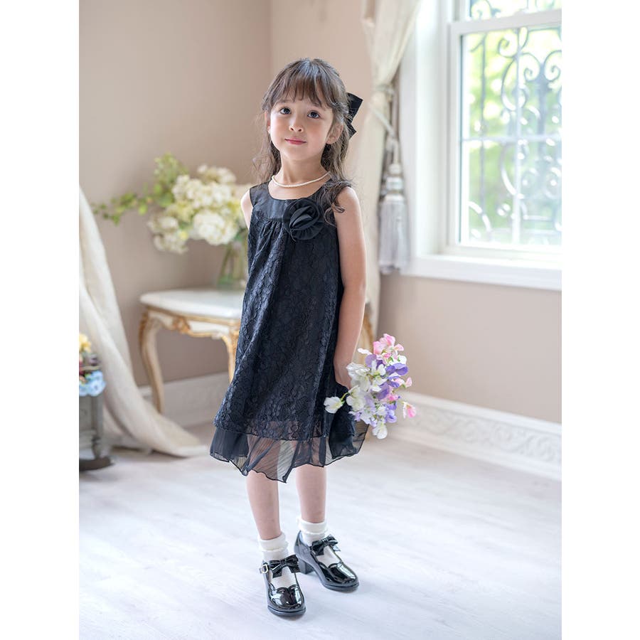 子供ドレス 総レースAラインドレス[品番：CATK0000339]｜Catherine