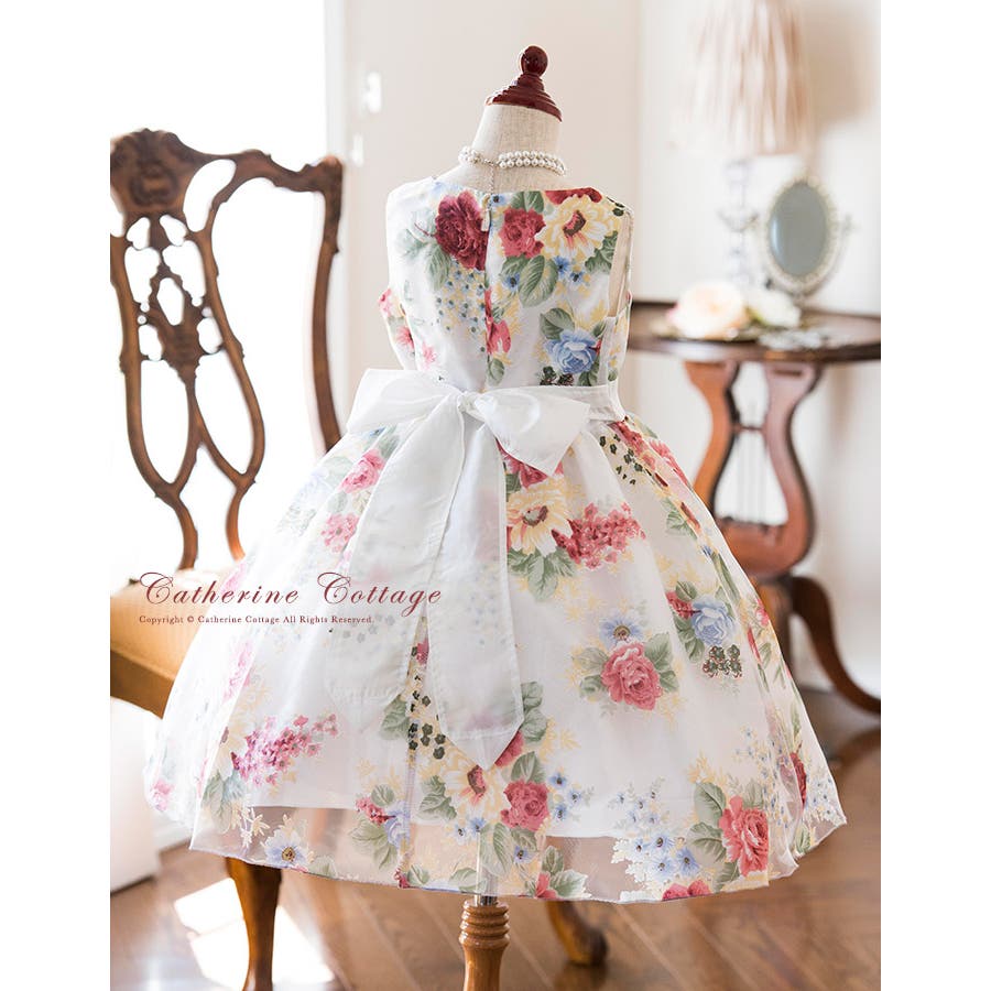 子供ドレス 発表会 花柄オーガンジードレス 品番 Catk Catherine Cottage キャサリンコテージ のキッズファッション通販 Shoplist ショップリスト