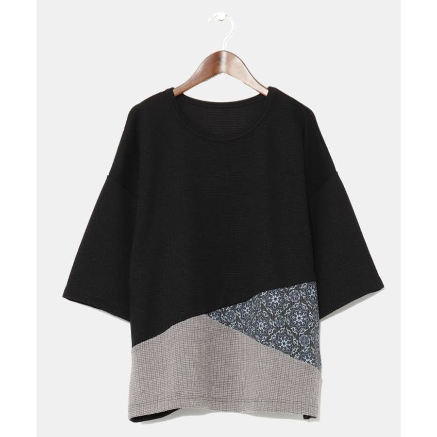 tシャツ 「チャイハネ」シュグパッチワークトップス レディース チャイハネ tシャツ 「チャイハネ」シュグパッチワークトップス