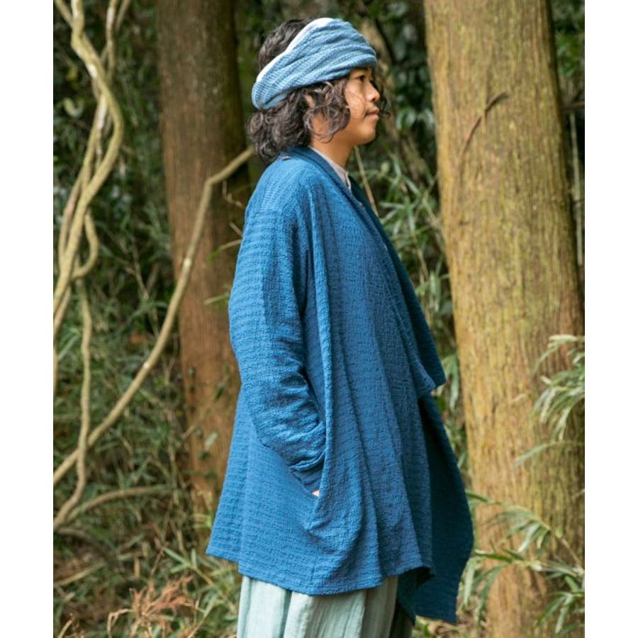 チャイハネ】ブルファMEN'Sニットカーディガン ワイン