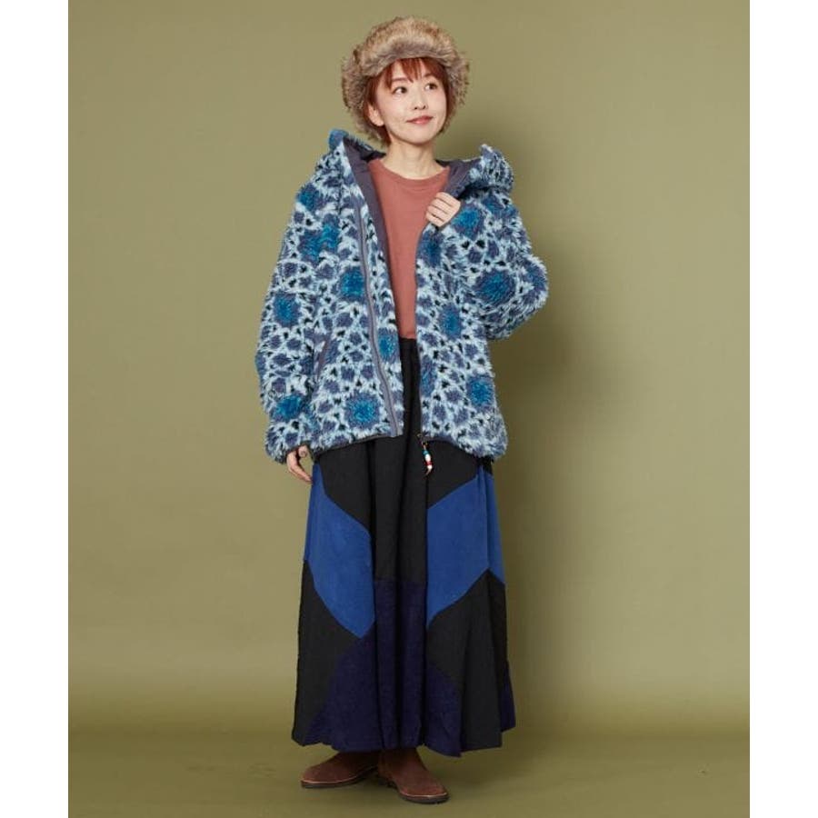 チャイハネ】Amina×grn タファルMEN'Sボアジャケット[品番