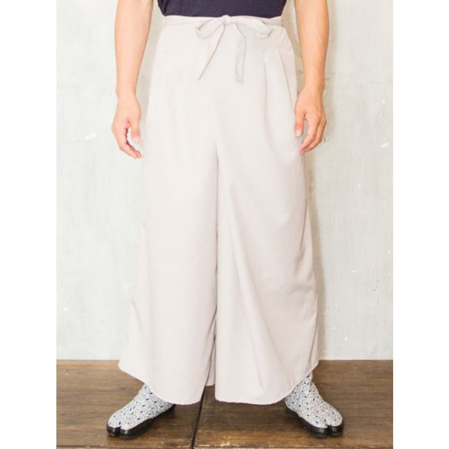 カヤ 袴見立てメンズワイドパンツ 品番 Acnw チャイハネのメンズファッション通販 Shoplist ショップリスト