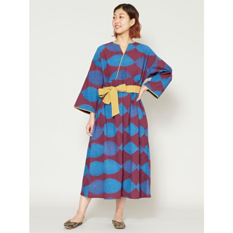 チャイハネ 和モダン柄ワンピース 品番 Acnw チャイハネ チャイハネ のレディースファッション通販 Shoplist ショップリスト