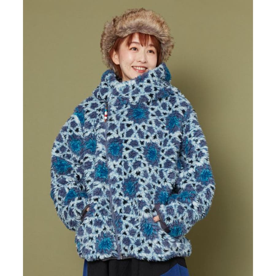 チャイハネ】Amina×grn タファルMEN'Sボアジャケット[品番