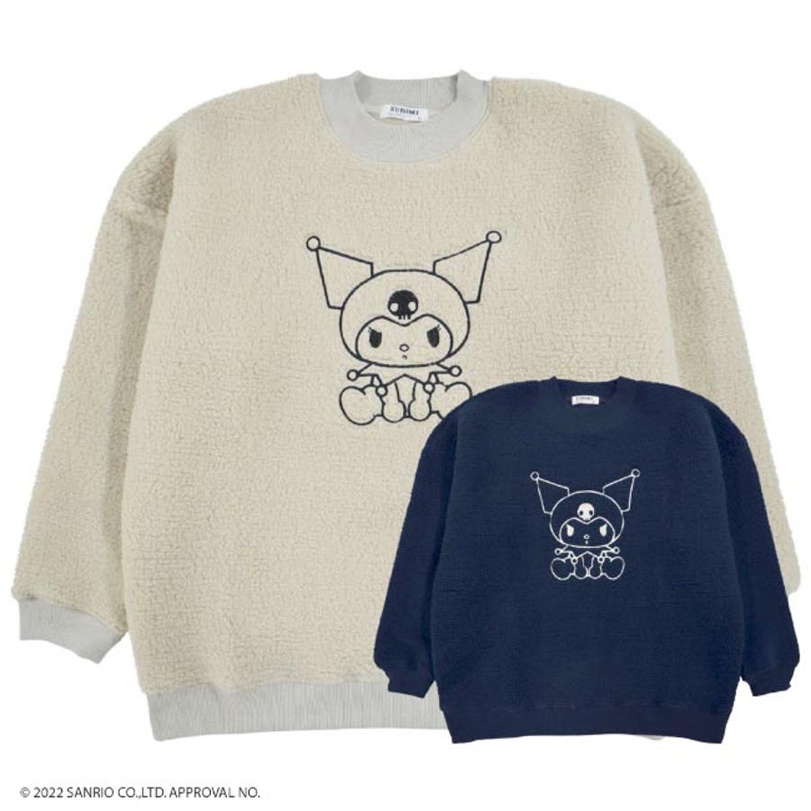 クロミ 刺繍 BIG シルエット トレーナー ボア 長袖[品番 クロミ 刺繍 BIG シルエット トレーナー ボア 長袖[品番