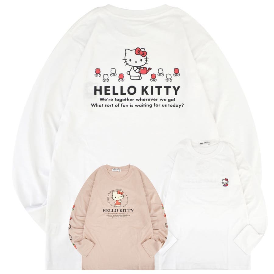 ハローキティ ロンT 長袖 Tシャツ サンリオキャラクターズ