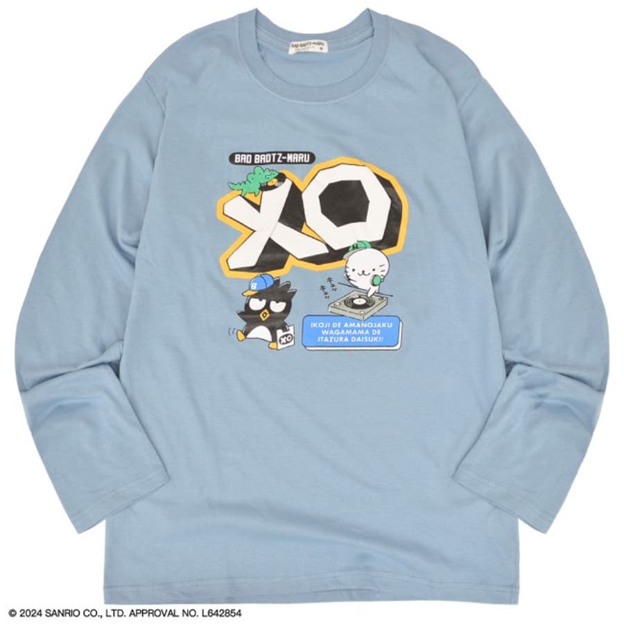 バッドばつ丸 長袖 Tシャツ カジュアル サンリオキャラクターズ[品番