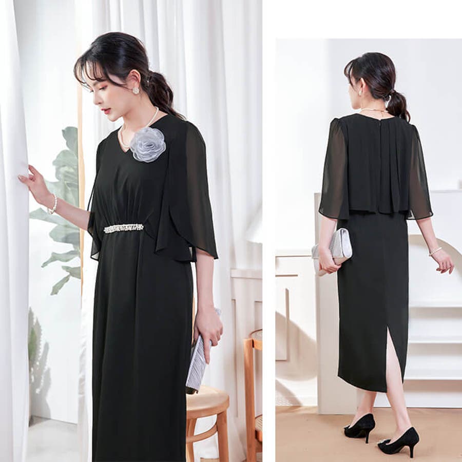 GIRL DRESS FOR NOW パーティードレス ロング 40代 結婚式 10代