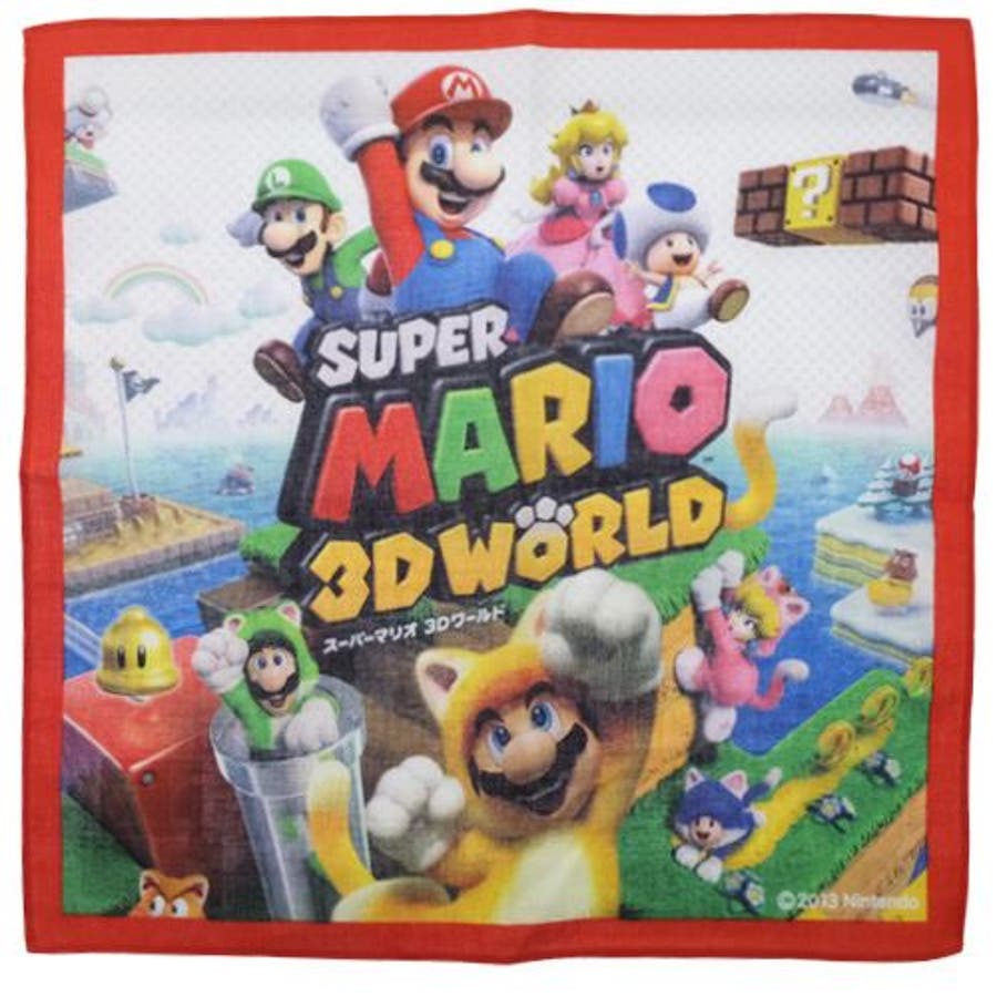 スーパーマリオ グッズ ハンカチ[品番：BREW0010828