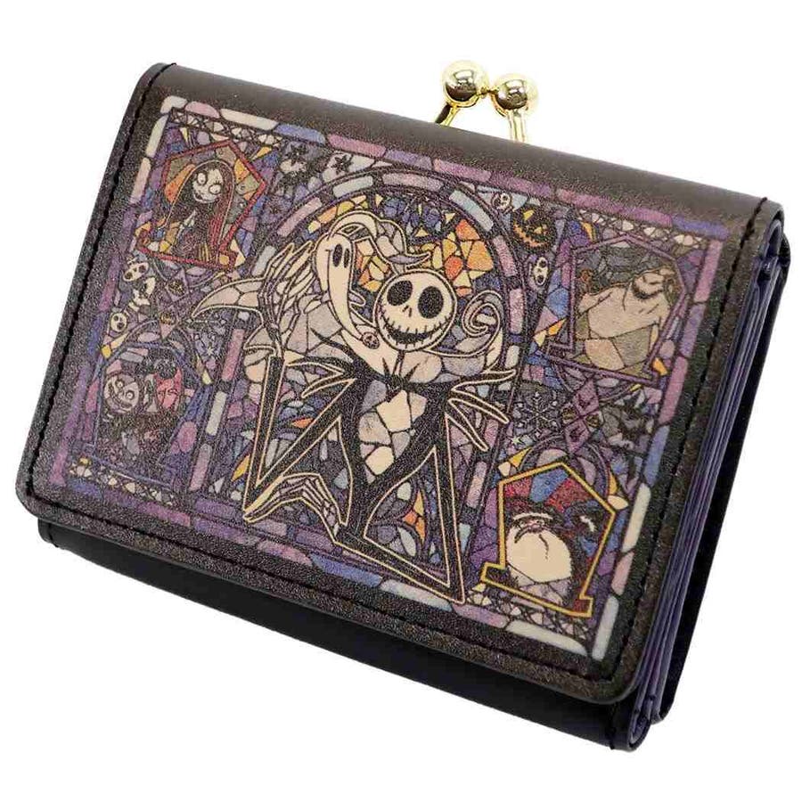 ナイトメアビフォアクリスマス 三つ折りコンパクト財布 ミニウォレット