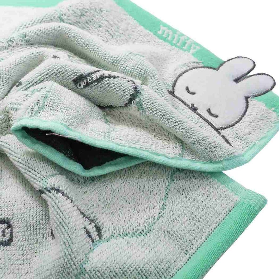 ハンドタオルb品3枚　ユニバとミッフィーの柄　未使用 ミッフィー ハンドタオル 抗菌防臭[品番：BREW0045114