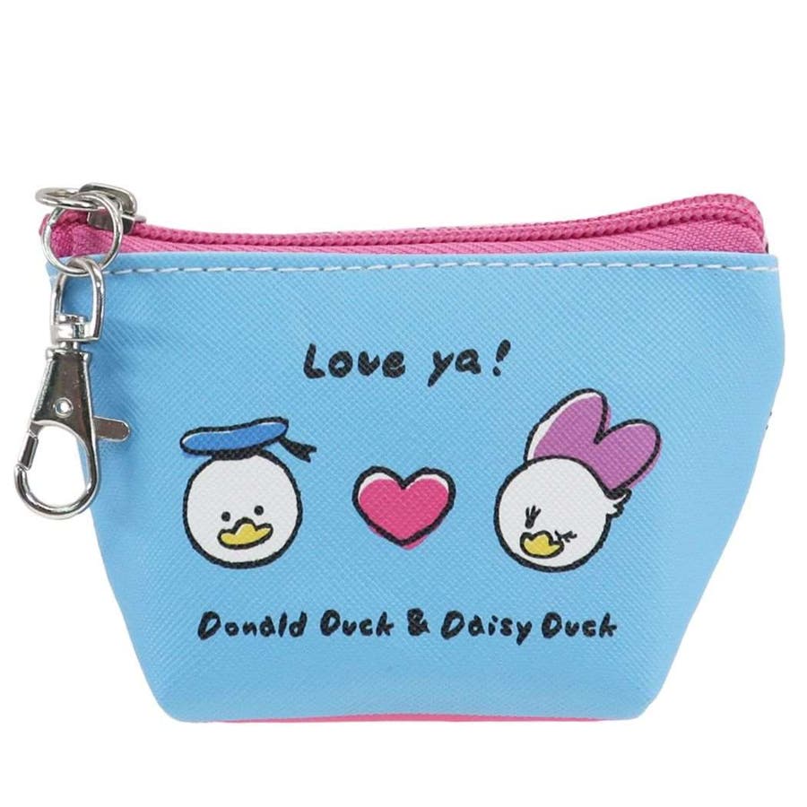 ドナルドダック＆デイジーダック コインケース 三角