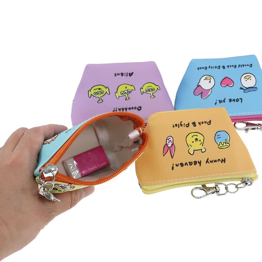 ドナルドダック＆デイジーダック コインケース 三角