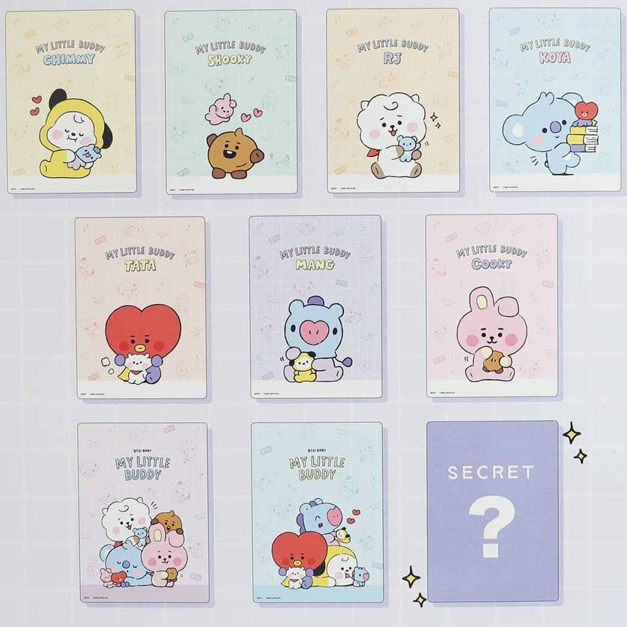激安価格の BT21 下敷き シークレット[品番：BREW0036268 クリアファイル