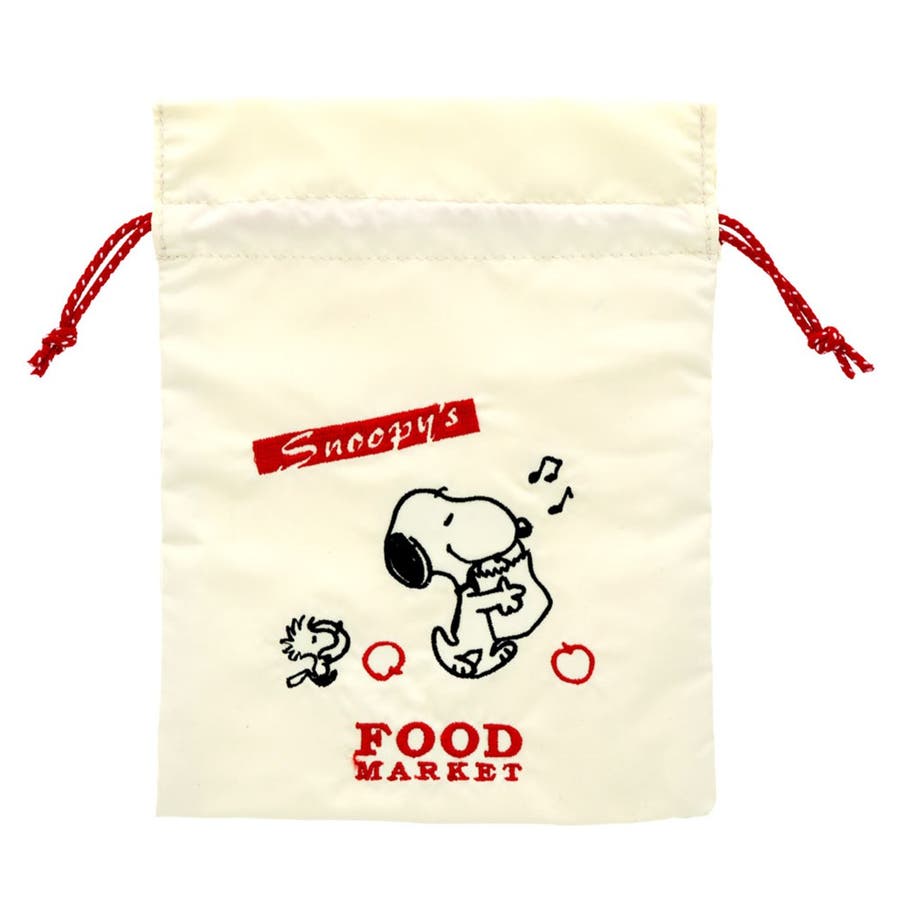 スヌーピー 巾着袋 刺繍[品番：BREW0071088]｜cinemacollection